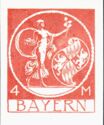 Stamps of Bavaria overprinted Deutsches Reich