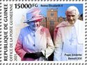 Queen Elizabeth II and Pope John Benedict XVI
