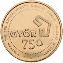 750 Forint (750th Anniversary of Gyor)
