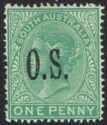 Queen Victoria (1819-1901) with O.S. overprint close