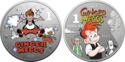 1 Dollar (Set 2 x 1 Dollar Silver- Ginger Meggs ©™)
