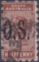 Queen Victoria (1819-1901) overprinted "O.S."