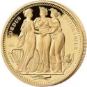 5 Pounds (William Wyon’s The Three Graces 2 oz)