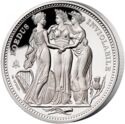 1 Pound (William Wyon’s The Three Graces. 1 oz)