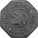 20 Pfennig (Mechan. Schuhfabrik Vorm. Müller & Heinz)
