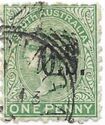 Queen Victoria (1819-1901) overprinted "O.S."