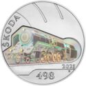 500 Korun (Steam locomotive Škoda 498 Albatros - Standard grooved edge)