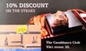 The Casablanca Steaks 10% Discount