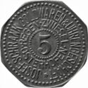 5 Pfennig (Josef Schrank Goldwaren & Uhrengeschäft)