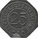 25 Pfennig (Josef Schrank Goldwaren & Uhrengeschäft)