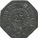 25 Pfennig (Josef Schrank Goldwaren & Uhrengeschäft)