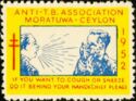 Moratuwa Anti-TB Association 1952: Man coughing