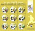 2010 FIFA World Cup South Africa Issue Surcharged in Black