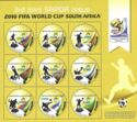2010 FIFA World Cup South Africa Issue Surcharged in Green