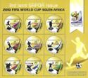 2010 FIFA World Cup South Africa Issue Surcharged in Red