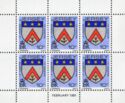 Arms of the "Le Maistre" Family (booklet pane)