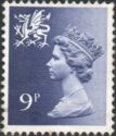 Queen Elizabeth II - 9p Machin Portrait