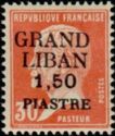 Type Pasteur overprinted and Lebanese surcharge