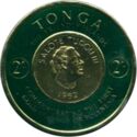 Obverse of 1962 录 koula gold coin (Queen S膩lote Tupou III)