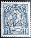 C.G.H.S. on German Officials Watermark "Lozenges Diamond"