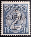 C.G.H.S. on German Officials Watermark "Lozenges Diamond"