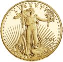 25 Dollars (1/2 Oz. Fine Gold - American Gold Eagle - Type 2)