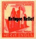 "Family Planning" - Refugee Relief Goa Overprint