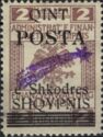 General issue (Austrian stamps handstamped in violet)