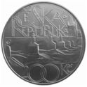200 Korun (650th Anniversary of Charles Bridge - Construction start )