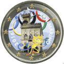 2 Euro (Government Building. Coloured 5 Olympic team)