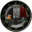 2 Euro (50th Anni. of the Genuflection of Warsaw. Coloured 6)