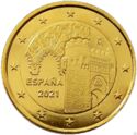 2 Euro (UNESCO World Heritage. City of Toledo. Gilded)