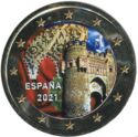 2 Euro (UNESCO World Heritage. City of Toledo. Coloured 5)