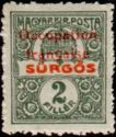 Overprinted Special Delivery Stamp of Hungary 1919