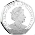 50 Pence (Dennis's 70th Anniversary - Gnasher - Silver)