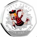 50 Pence (Dennis's 70th Anniversary - Minnie the Minx - Silver)
