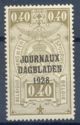 Newspaper Stamp: Overprint with 1928