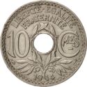 10 Centimes (underlined MES in C)