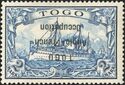 overprint on Imperial yacht "Hohenzollern"