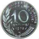 10 Centimes (Piedfort - Silver)