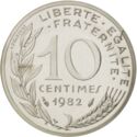 10 Centimes (Piedfort - Silver)