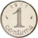 1 Centime (Piedfort - Silver)