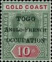 Stamp Gold Coast overprinted