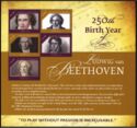 250th Birth Year of Ludwig Van Beethoven (1770-1827)