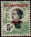 Annamite Woman overprinted