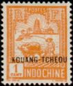 Farmer and Tower of Confucius overprinted
