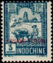 Farmer and Tower of Confucius overprinted
