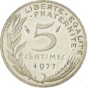 5 Centimes (Piedfort - Silver)