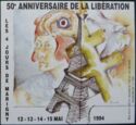 4 Days Marigny. N° 6. 50th Anniv Liberation. Eiffel Tower