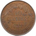 10 Centimes (Essai by Dantzell - Copper)
